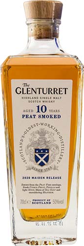 The Glenturret 2021 Release 10yr Peat Smoked 750ml