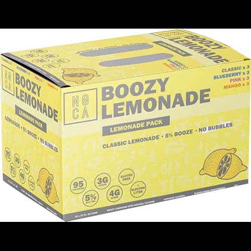 Noca Boozy Lemonade Varitey 12pk