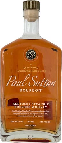 Paul Sutton Kentucky Straight Bourbon Whiskey