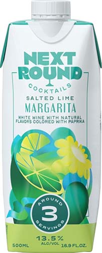 Next Round Cocktails Salted Lime Margarita