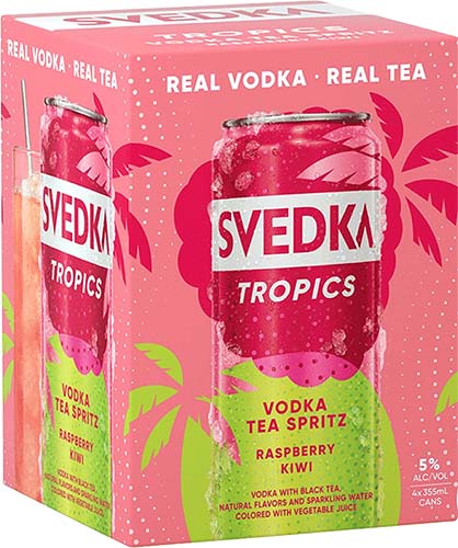 Svedka Tropics Cans