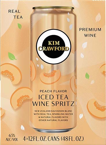 Kim Crawford Pch Ice Tea Wine 12oz Can