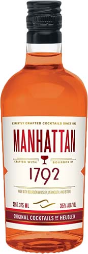 Heublein Manhattan Cocktail Rtd 375ml
