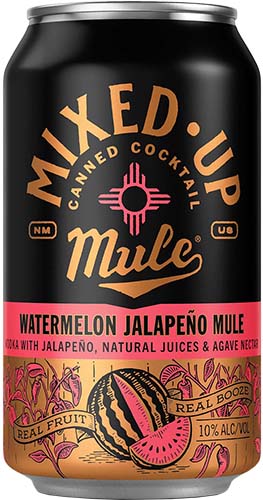 Mixed Up Canned Cocktail Watermelon Jalapeno