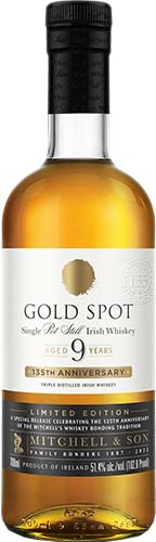 Gold Spot 9yr Irish Whiskey