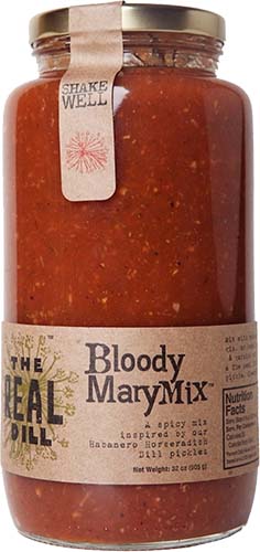The Real Dill Spicy Bloody Mary Mix 32 Oz Jar
