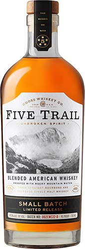 Coors Whiskey Co. Five Trail Small Batch Whiskey