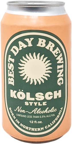 Best Day Brewing Kolsch Non-alcoholic Beer
