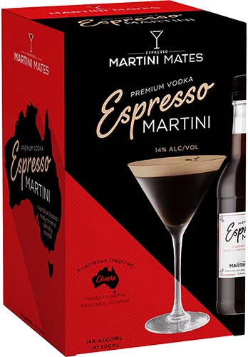 Martini Mates Espresso Martini 4pk