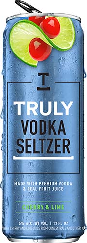 Truly Vodka Seltzer Cherry & Lime (4x12oz Can)