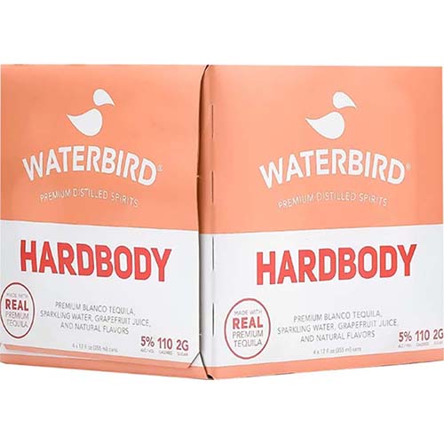 Waterbird Hardbou Water 4 Pk