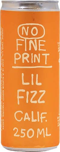 No Fine Print Little Fizz 4 Pk