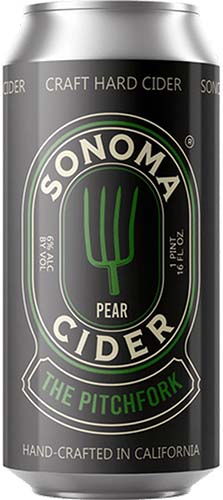 Sonoma Cider Pitchfork Pear Hard Cider 16oz Can