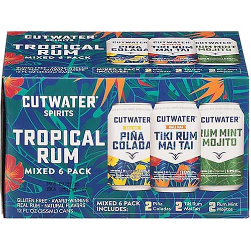 Cutwater Rum Variety 6pk Cans