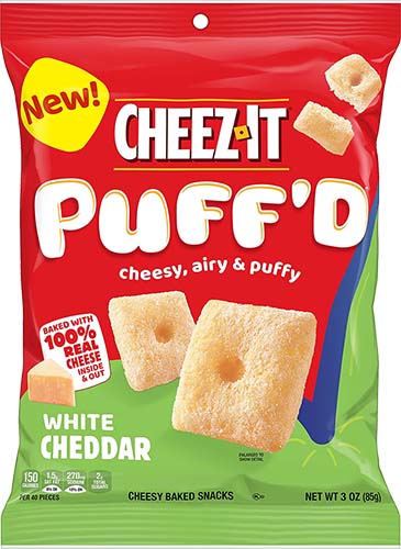 Cheez It Puffd Ched Snacks 3 Oz