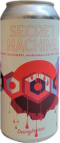 Dewey Secret Machine Blueberry Blackberry Marshmallow Pie 16oz Can