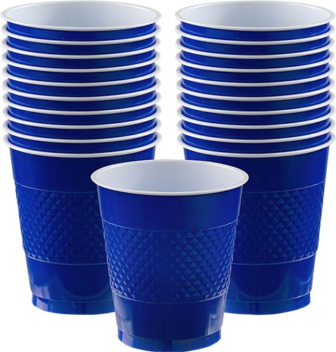 True Party Cups, Blue, 24 Pack, 16 oz