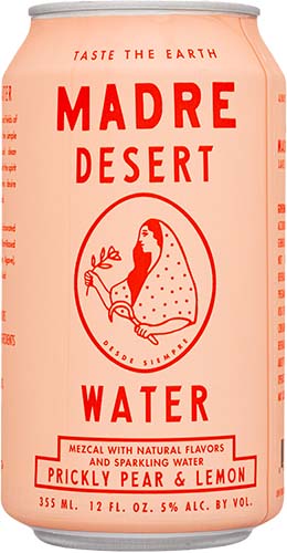 Madre Rtd Desert Water Prickly Pear & Lemon 4pk