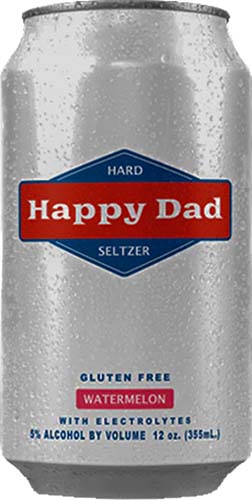 Happy Dad Seltzer Watremelon 12pk