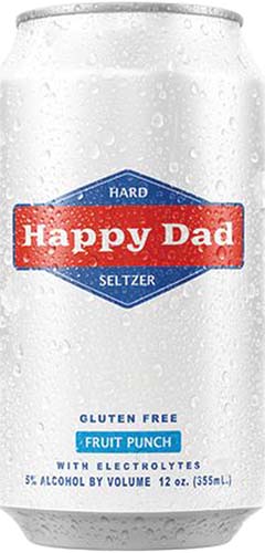 Happy Dad Fruit Punch Seltz 12pk Can