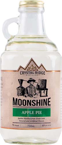 Crystal Ridge Apple Pie Moonshine Whiskey