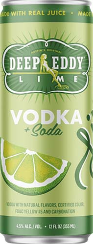 Deep Eddy Lime Vodka + Soda