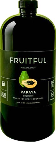 Fruitful Mixology Papaya Liqueur 1l