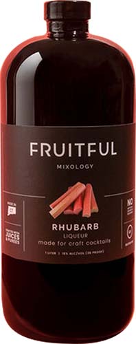 Fruitful Mixology Rhubarb Liqueur 1l