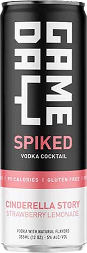 Game Day Spiked Cinderella Story 4pk C 355ml