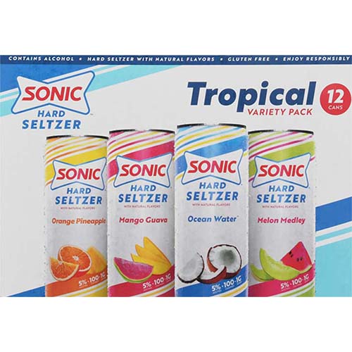 Sonic Seltzer Tropical Variety 12pk