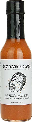 Cry Baby Craig Hot Sauce 5 Oz