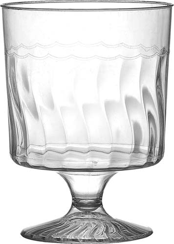 Fineline Flairware 2205 5.5 Oz Clear Plastic Wine Cup