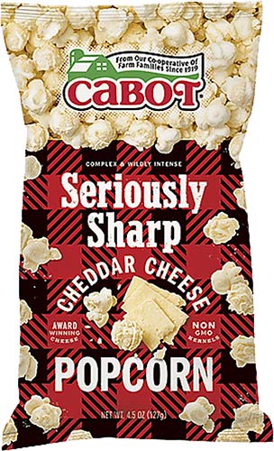 Cabot Seriously Sharp Cheddar Popcorn