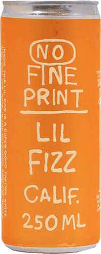 No Fine Print Lil Fizz 250 Ml