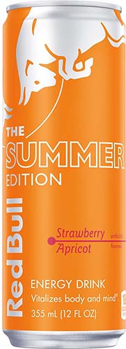 Red Bull Amber Strawberry Apricot 12oz