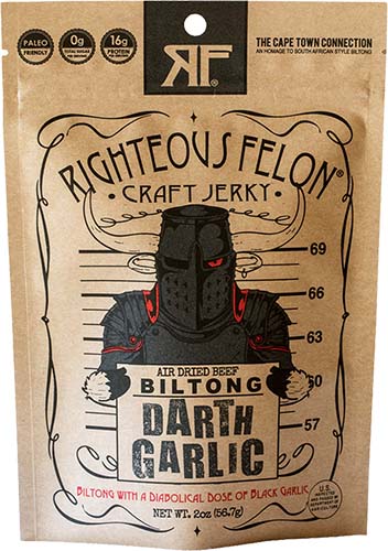Righteous Felon Darth Garlic Biltong