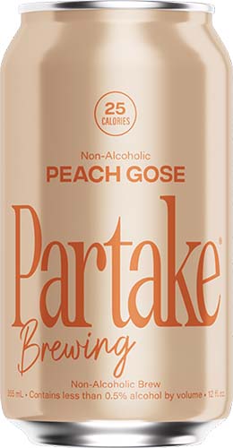 Partake Brewing Peach Gose Na