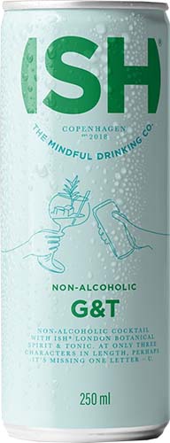 Ish Ginish & Tonic N/a Cocktail 250ml