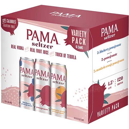 Pama Seltzer Variety Pack