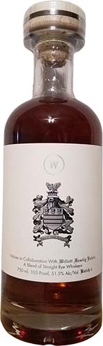 Wolves + Willett Distillery Collaboration Blended Straight Rye Whiskey
