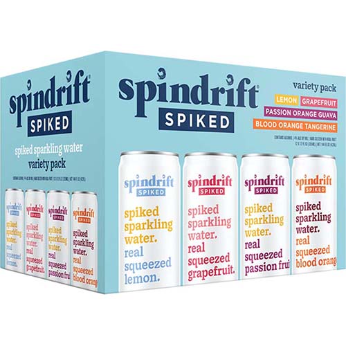 Spindrift Spiked Seltzer Paradise Variety 12pk Can