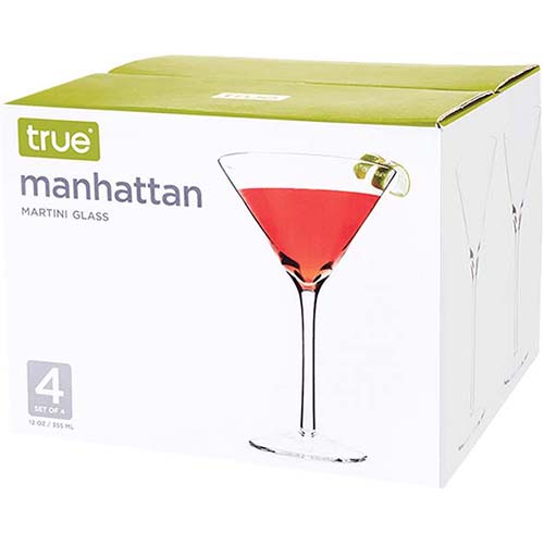 True Martini Glass 4 Pk