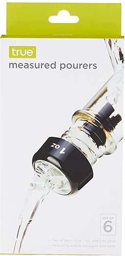 True Measured Pourers Set Of 6