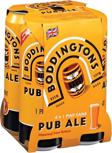 Boddingtons Pub Ale 4 Pack 16 Oz Cans