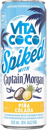 Vita Coco Spiked W/ Capt Morgan Pina Colada