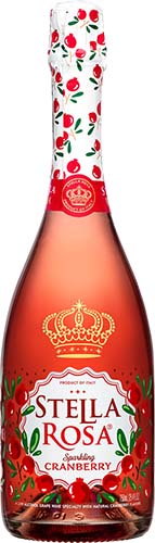Stella Rosa Sparkling Cranberry Semi-sweet Rose Wine