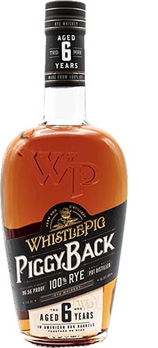 Whistle Pig Piggyback 6yr Rye Whiskey