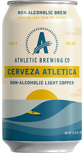 Athletic Brewing Cerveza 6/24 Pk Can