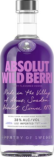 Absolut Wild Berry Vodka