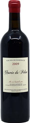 Closerie Du Pelan Francs Cotes De Bordeaux 2009